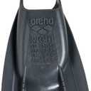 Arena Unisex Adult Powerfin Pro II Swim Training Fins Men and Women Silicone Short Blade Flippers Left-Right Customized, Sizes 4.5-13.5