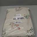 Boho Light Filtering Curtains 63 Inches Long Beige Linen Blend 2 Panels with Tassels and Cotton Embroidery, Farmhouse Vintage Rustic Rod Pocket Drapes for Living Room or Bedroom