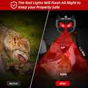 Predator Light Deterrent for Deer, Coyote, Fox, Raccoon, Skunk, Night Sentry for Chicken Coop, Garden, Yard & Farm Protection