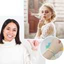 Naturahand 3mm Small Bracelet Making Kit Beads for DIY Bracelets Jewelry Making Kit with Alphabet Letter Beads Shell Pearls Friendship Bracelet Beads 24 Color