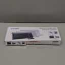 Wireless Keyboard and Mouse Ultra Slim Combo, TopMate 2.4G Silent Compact USB 2400DPI Mouse and Scissor Switch Keyboard Set with Cover, Batteries Included, for PC/Laptop/Windows/Mac - Gray Black