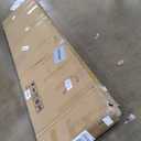 Bifold Barn Door 60" x 84", MDF Bi-Fold Sliding Closet Doors with Hardware Kit Included, Pre-Finished Easy Assembly, Water-Proof PVC Surface & Save Space, H-Frame, 68" Track for 4 Doors,White