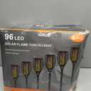 Otdair 96 LED Solar Lights Outdoor Upgraded 6 Pack, 43" Tall & Super Larger Size, Waterproof Torches for Outside, 2200mAh Solar Solar Torch Light with Flickering Flame for Path Yard Garden