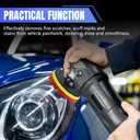 Hovom 7PCS 6 Inch Sponge Wool Polishing Buffing Pad, Wool & Foam Car Buffing Pad Kit with Hook and Loop Back & M14 Drill Adapter, Car Polishing Wheel Pads, Polisher Buffer Drill Attachment (6 Inch)