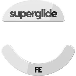Superglide  Fastest and Smoothest Mouse Feet/Skates Made with Ultra Strong Flawless Glass Super Fast Smooth and Durable Sole for Pulsar Xlite Wireless / v2 & v2 Mini Wireless Gaming Mouse (White)