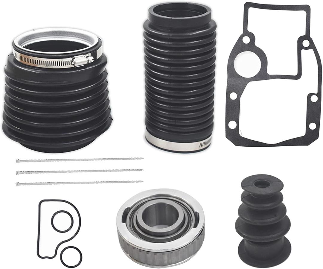 Seal Bearing Bellows Kit 3854127 Transom Bellows Repair Reseal Kit Replacement for OMC Cobra Sterndrive I/O Volvo Penta SX DP-S DP-SM 914036 911826 3853807 508105