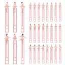 24 Pcs Ballet Girl Party Favors Mini Bubble Wands Pink Party Theme Bubble Wand for Baby Shower Girls 1st Birthday Gift Bag Supplies