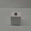 White Tissue Box Cover - Modern Tissue Holder, Lacquer High Gloss Finish & Rounded Edges - Cube Square Box. Bathroom, Desks, Kitchen Countertop, Dressers - Wont Move When You Pull a Tissue!
