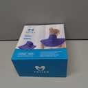 Large Gel Ice Pack & Microwavable Heating Pad for Neck Shoulder Upper Back Pain Relief - Reusable Weighted Cold Pack for Injuries - Hot & Cold Compress Therapy for Swelling, Bruises, Surgery (Nsf-gray)