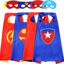 Superhero Capes and Mask for Kids Costumes for Boys Superhero Toys for Kids Cape Dress up Halloween Christmas Boy Gifts