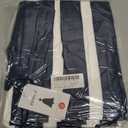 ZESICA Womens Casual Striped Wide Leg Pants Elastic Waist Drawstring Knit Loose Soft Pajama Lounge Pants Fall Clothes (M)