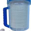 Standard Pool Leaf Canister Includes Mesh Basket, Suction of Debris/Leaves for Automatic Swimming Pool Cleaners/Filter