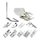 Open Toe Walking Foot W/Guide Set for Brother,Singer,Janome and More Sewing Machine Accessory Kit Quilting and Sewing Stitch Through Multiple Layers