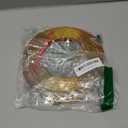 Glossy Gold Finish Molding Trim, 393.6"L x 0.4"W Peel and Stick Decoration Strip for Ceiling, Wall, Tile Edge, Furniture Cabinet, Mirror