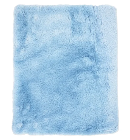 Baby Boys and Baby Girls Faux Fur Plush Blanket, 4x6 ft