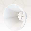 Royal Designs, Inc. BSO-704-10WH-2 True Bell Basic Lamp Shade, 5 x 10 x 8.5, White, 2-Pack