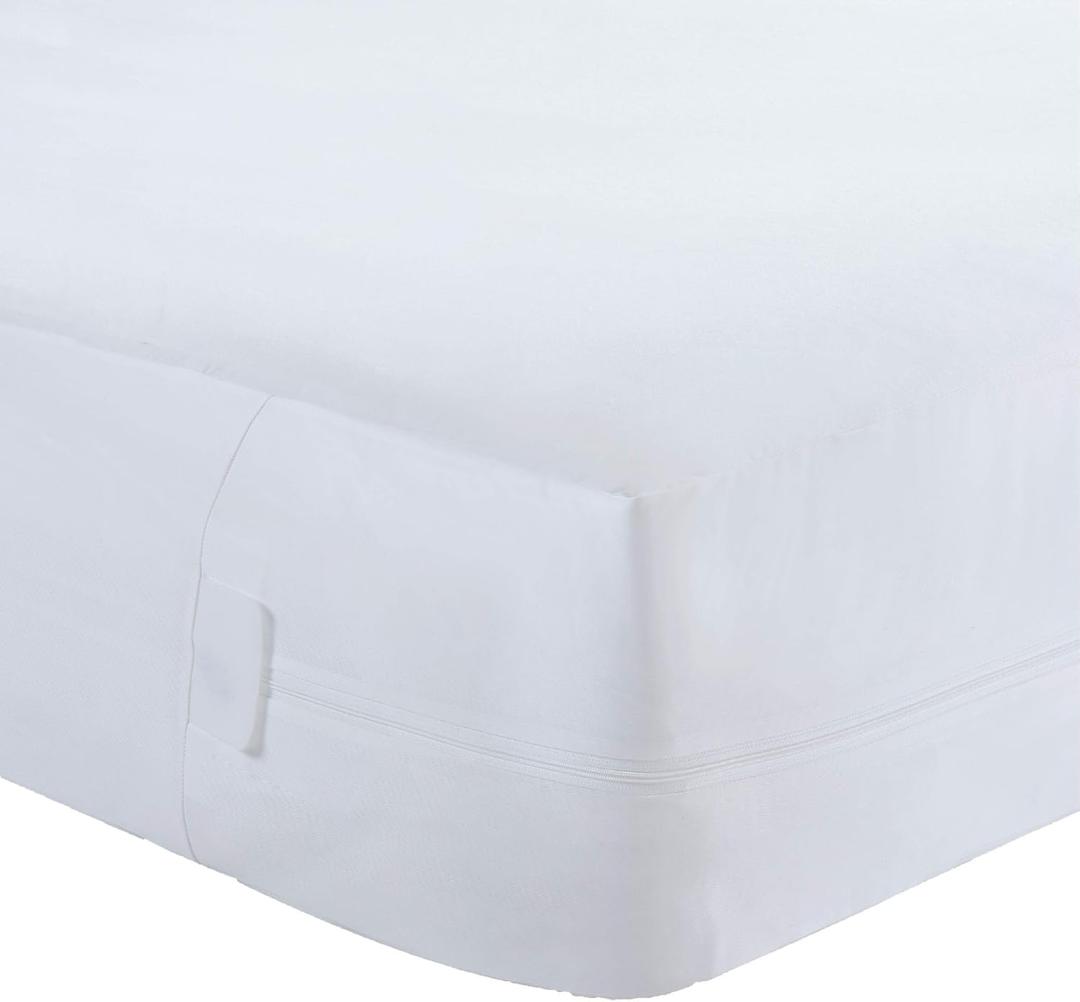 Original Bed Bug Blocker Zippered Mattress Protector (King),White