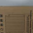 Cumbor 34" Extra Tall No Bottom Bar Baby Gate for Stairs, Wall Mounted Dog Gate Indoor for Larger Pets, Expandable 29.2-43" Safety Gate for Doorways, Wide Walk Thru Door for Easy Access (White)