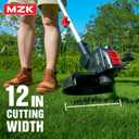 MZK 20V 12'' Cordless String Trimmer, Grass Trimmer&Edger with Replacement Spools,2307116