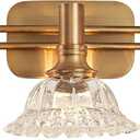 Vintage Brass Bathroom Vanity Light Fixtures 3-Light Bathroom Light Fixtures Vanity Lights Over Mirror for Bedroom LivingRoom