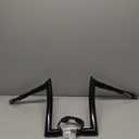 Prewired 1.5" Fat 14" Rise Handlebars for Harley 2007-2013 Softail/Dyna/Sportster Meathook Ape Hangers Pre-wired Bar with CAN-Bus and Turn Signal Wire Harness, Black