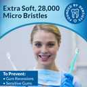 Extra Soft Toothbrushes For Adults, Nano Toothbrush 20,000 Ultra Fine Bristles for Sensitive Gums, Gentle Adult Toothbrush for Gum Care, Deep Cleaning Soft Brush, Pack of 4 Oral Care Brushes