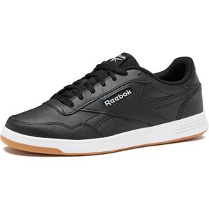 Reebok Unisex Court Advance Sneaker, Black/ White/ Gum, 11 US Men