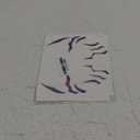 Purple Ombre Temporary Tattoos  Realistic Waterproof Body Art for Cosplay, Halloween, and Party Makeup (4 PCS)