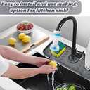 Silicone Faucet Splash Guard  17" x 7" Sink Mat for Kitchen & Bathroom, Non-Slip Drip Catcher & Waterproof Protector, Keeps Countertops Dry & Clean  Black