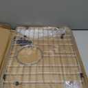 Serene Valley Sink Bottom Grid 19-1/16" x 13-5/8, Rear Drain with Corner Radius 3-1/2", Sink Protector NLW1914R, Medium