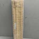 SEEYE Cordless Bamboo Roman Shades, Blackout Natural Bamboo Blinds for Indoor Windows, Roll Up Blind Privacy Shade for Home, Office, Door, UV Resistant & Easy to Install, 20" W x 64" H, Natural