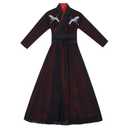 Chinese Traditional Hanfu - Cross-collar 8-Panel Skirt,Wei-Jin