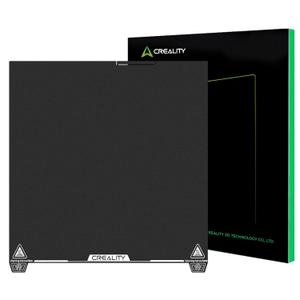 Creality K2 Plus Build Plate Epoxy Resin Coating 370x370mm Spring Steel Magnetic K2 Plus Smooth Build Plate EP Bed Plate for Creality K2 Plus