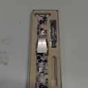 V-MORO Resin Bands Compatible with Apple Watch Series 11/10 Band 40/41mm Lightweight Fashion Strap Bracelet with Starlight Buckle for iwatch Series SE/9/8/7/6/5/4/3/2/1(Tortoise Stone,38/40/41/42mm)