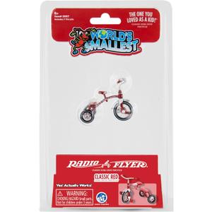 Worlds Smallest Radio Flyer Classic Red Dual Deck Tricycle