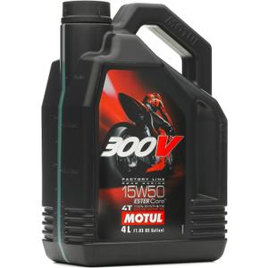MOTUL 300V Synthetic 15W50 Motor Oil 4L 104129