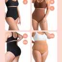 SHAPERMINT Shapewear for Women - Seamless Shapewear Tummy Control Panty, Body Shaper, Tummy Control Underwear for Women (Black, M)