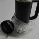 Stanley Quencher H2.0 Tumbler with Handle and Straw 30 oz | Flowstate 3-Position Lid | Cup Holder Compatible for Travel | Insulated Stainless Steel Cup | BPA-Free | Black 2.0 (30 Ounces)
