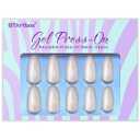 White Press on Nails | Imperial White Soft Gel X Nail Kit | Press on Nails Short 30pcs, Reusable False Nails Perfect for Your Spring Nails collection