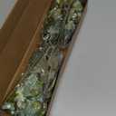 5 Stems 10 Heads Artificial Flowers Small Roses with Leaf Bouquet for Valentines Decoration Kitchen Wedding Office (2 Pack, Green)