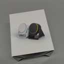 Wireless Induction Speaker, Phone Stand with Bluetooth Speaker Amplifier, Stereo Sound, RGB Ambient Light, 360 Adjustable Phone Holder Compatible with iPhone/iPad/Android/Samsung Galaxy-Black