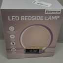 Sunrise Alarm Clock Bedside Lamp with Wireless Charging, Touch Table Lamp for Nightstand, Bedside Lamp Wake-up Light, Snooze Nightlight 3 Dimmable Brightness Levels, Idea Gift for Women, Men, Teens, Adult