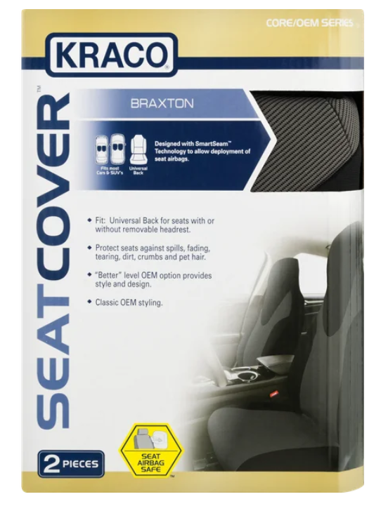 KRACO SEAT COVER LB BRAXTON 2 PACK GRT SC 40407