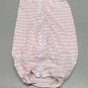 Dogs Recovery Suit Post Surgery Shirt for Female Male Dog, E-Collar Alternative Wound Protective Clothes (Pink White Stripe-XL)