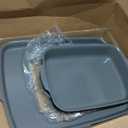 GreenPan Premiere Ovenware Healthy Ceramic Nonstick 4 Piece Bakeware Set, PFOA and PFAS-Free, Rectangular, Square, Quarter, Half Sheet Baking Pans, Warp-Free, Oven Safe to 600F, Dishwasher Safe, Gray