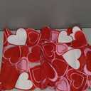 Valentines Day Table Runner, Embroidered Sweet Red Love Heart Table Runners, for Mothers Day, Wedding Anniversary, Marriage Proposals, Engagements, Romantic Events Parties Decoration (14 59 inch)