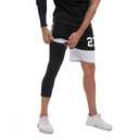 10 x Premium Honeycomb Knee Pads for Basketball - Advanced Protection and Comfort, Anti-Slip Design, Basketball knee pads for Men & Women, Perfect for Sports, Volleyball, Football, Basketball (Knee Support With Stays - 1, Large)