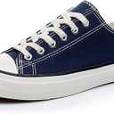 CullForYou Women's Colourful Low-Top Sneaker Shoe, Size 8,5 Navy