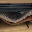 DUMOS 26 Inch Counter Height Bar Stools Set of 2, Modern Faux Leather High Barstools with Back and Metal Leg, Bar Chairs for Kitchen lsland, Elegant Brown