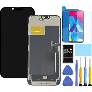 for iPhone 13 Pro Screen Replacement for iPhone 13 Pro Screen Replacement kit for iPhone 13 pro A2483 A2636 A2639 A2640 A2638 LCD Display digitizer Touch Screen Assembly with Tools Black